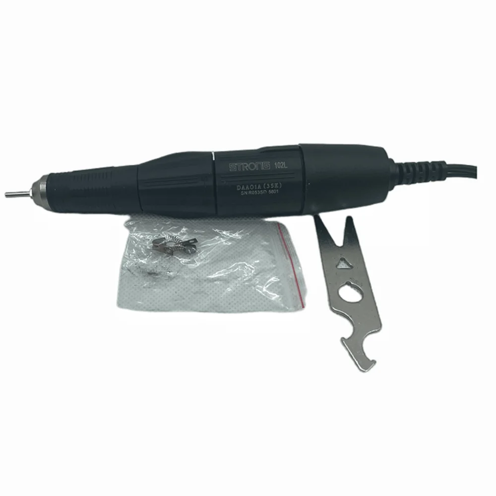 Strong 102L Handle Micro motor Handpiece 35000RPM For Strong 210 90 204 207 LAAOVE Control Box Electric Manicure Drill Pen 3
