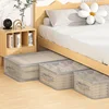 Foldable Storage Bags PVC Transparent Large Capacity Clothing Wardrobe Storage Bag Wear-resistant Dustproof Moisture-proof 1