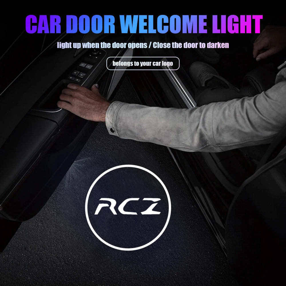 Led Car Door Welcome Light Wireless Laser Projector Logo Ghost Shadow Lamp  For Peugeot 106 206 306 406 207 307 407 301 308 2008 - AliExpress