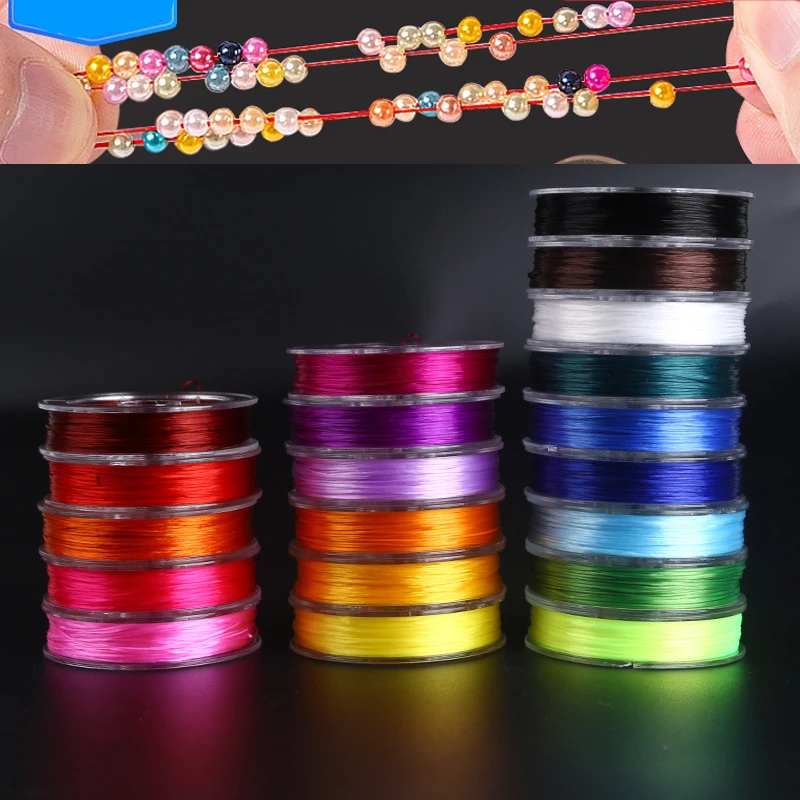 10M-Colorful-Elastic-Thread-String-For-DIY-Jewelry-Making-fit-Beads ...
