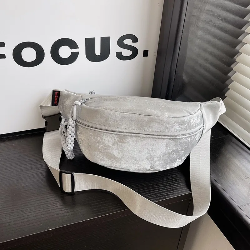 

Waist Packs Ladies Bags on Sale 2024 New High Quality Solid Color Crossbody Bags Leisure Versatile Pochete Bolsas Femininas