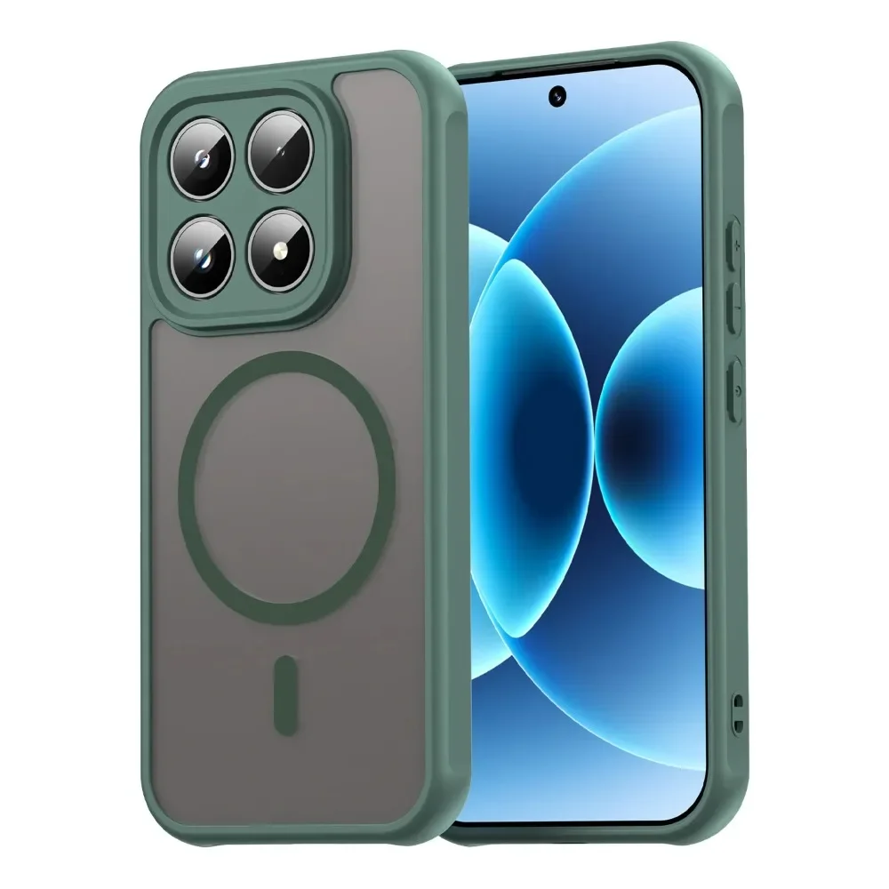 Frosted Skin Feel Magnetic Shockproof Phone Case