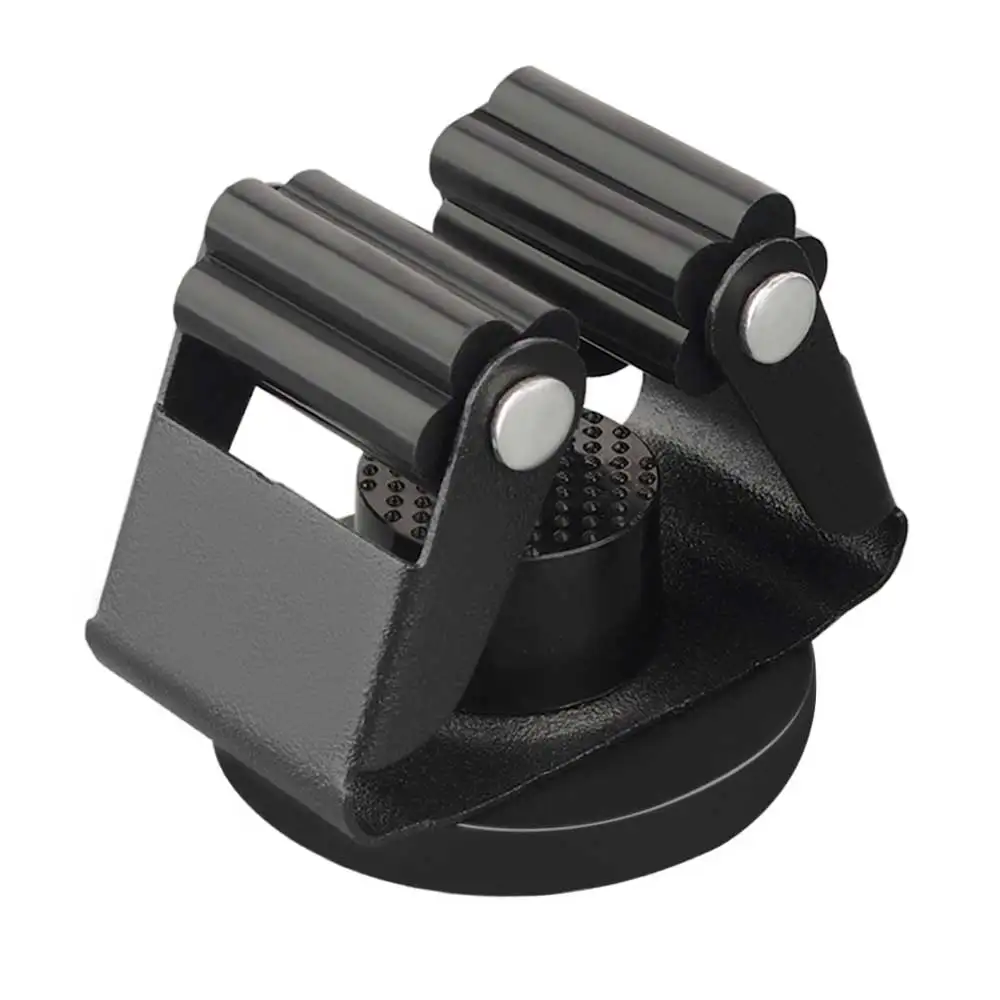 Black Magnetic Mop And Broom Holder Montagem na Parede Clip Rack para Garagem Cozinha Ferramentas de Lavanderia Organizador