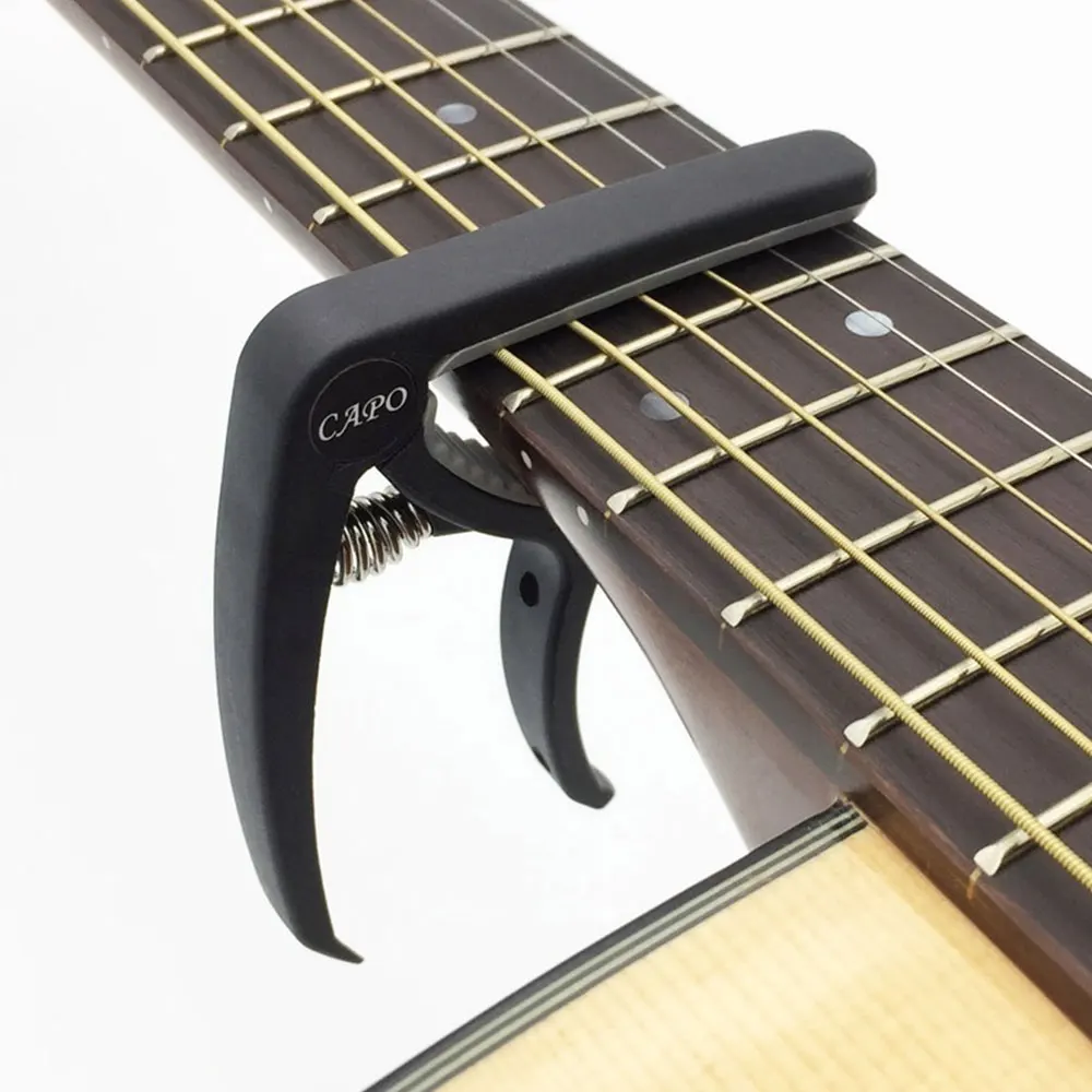 Guitar Capo for Acoustic Electric Bass Guitars Ukulele Quick Change Clamp Universal Capo Dual-Use Guitar Accessories