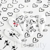 12pcs Water Sticker Nail Art Heart Love Letters Cats Flowers Decals Transfer Sliders Tattoo Valentine Decorations Manicure TRBY 4