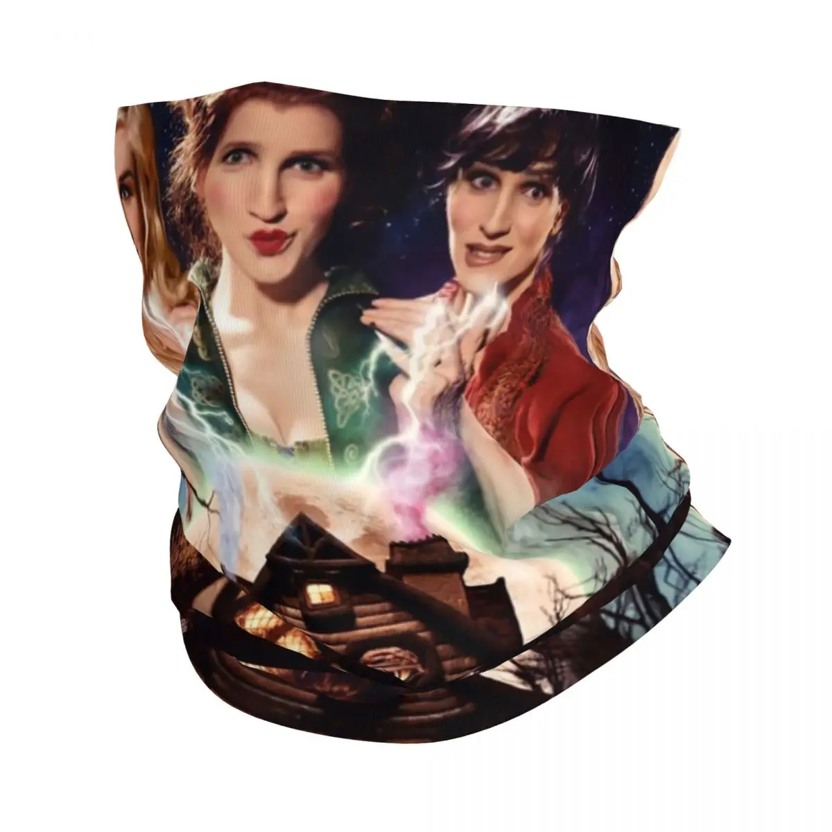 

Horror Tv Movie Hocus Halloween Pocus Bandana Neck Gaiter UV Protection Face Scarf Cover Men Women Headband Tube Balaclava