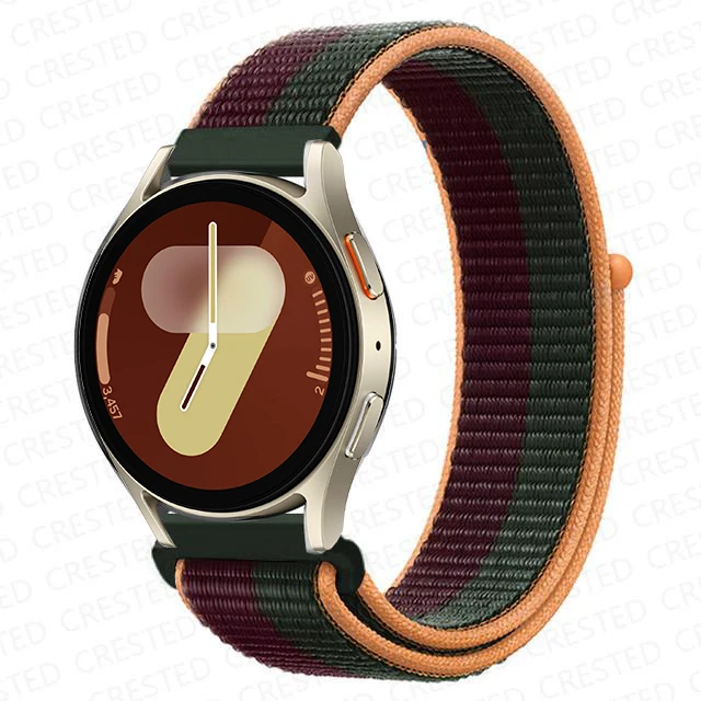 Versatile Nylon Loop Bracelet for Smartwatches - 22mm/20mm Band