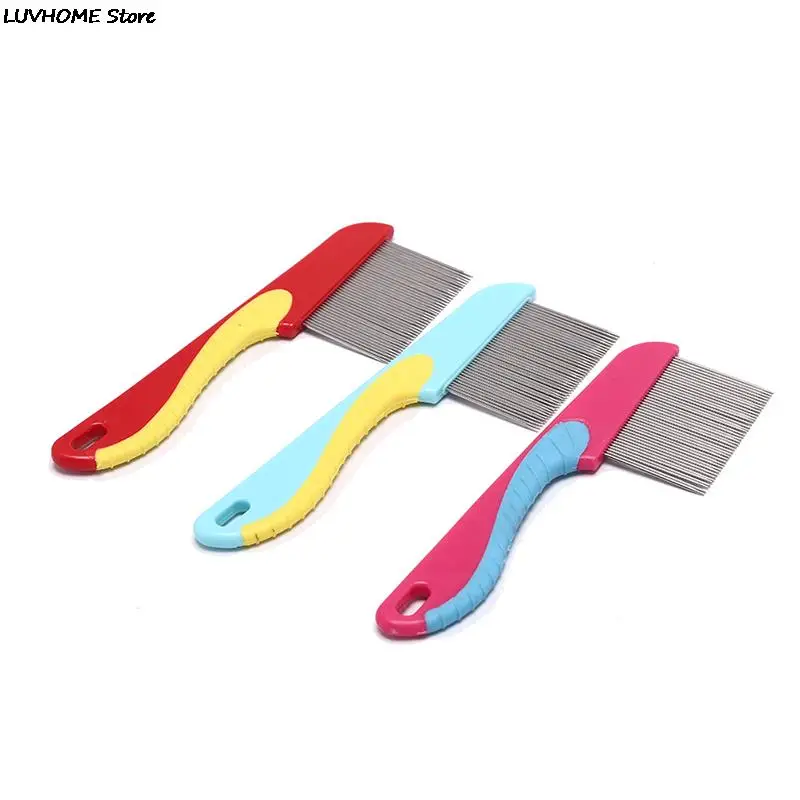 dogs cats hair removal comb stainless steel lice comb lice flea nit hair