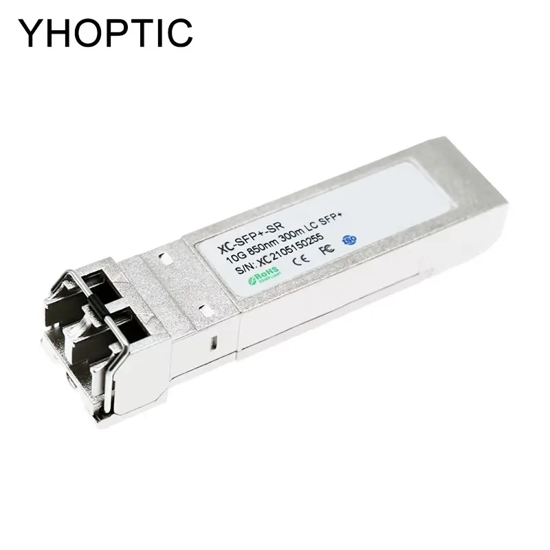 10G SFP+ SR 850nm 300m LC Duplex Transceiver Module Multi-Mode For Cisco & Mikrotik Ethernet Switches