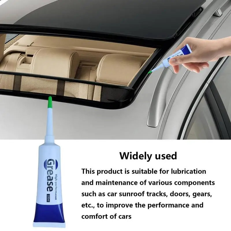 Car Lubricant Silicone Grease Lubricant For Car Sunroof Door Keypad Satellite Shaft Rail Gear Bearing