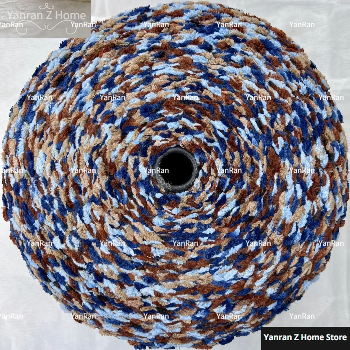 Xiaodou Bean Yarn Handmade Blended Wool Thread Scarf Thread Mantianxing Super Beautiful Section Dyed Ball Sweater Wiring Yarn 6