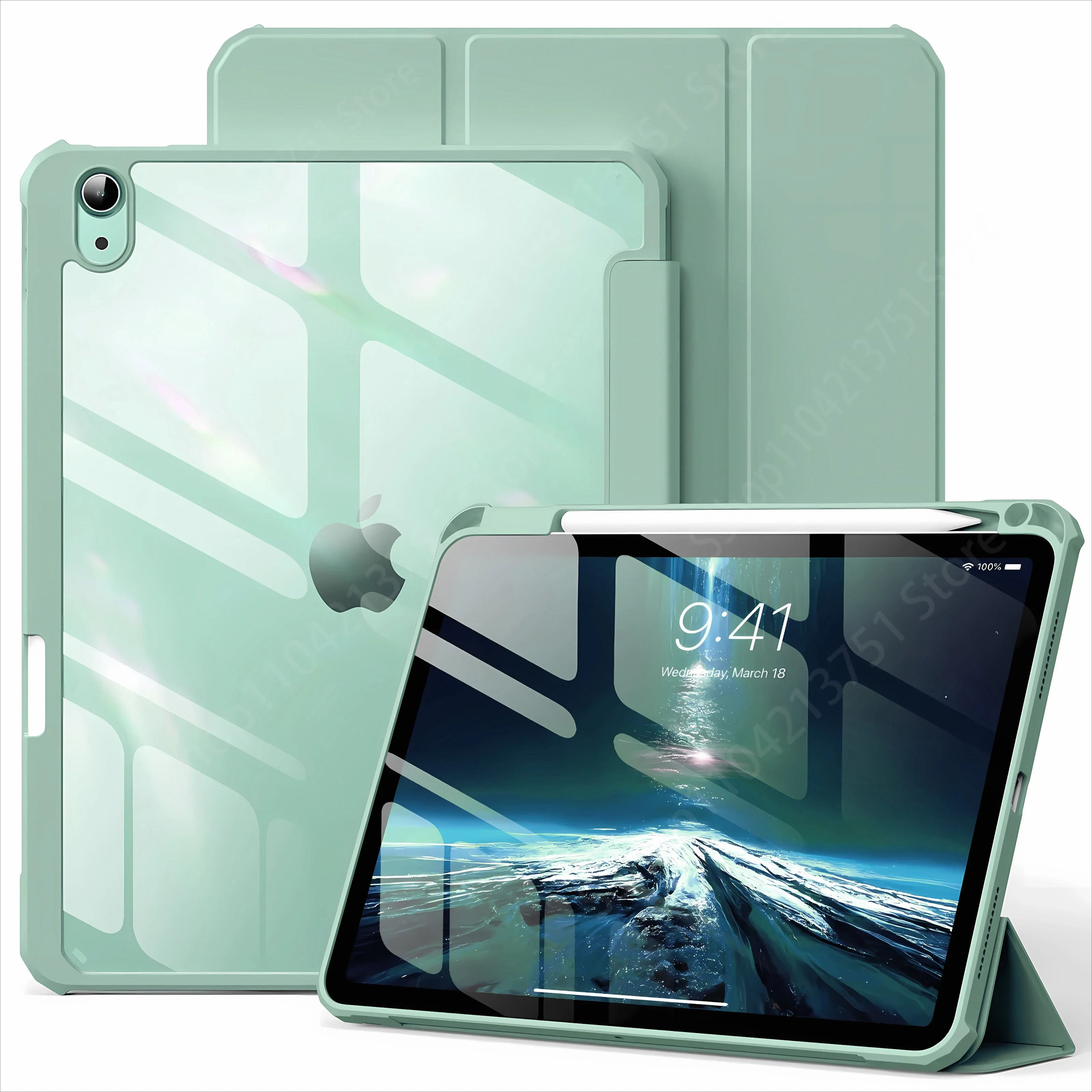 Premium HD Clear Acrylic Shockproof Tablet Case - 2025 Edition