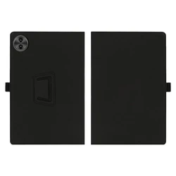 Premium PU Leather Folding Stand Case with Wrist Strap for Mega 5 12.2 inch (Black)