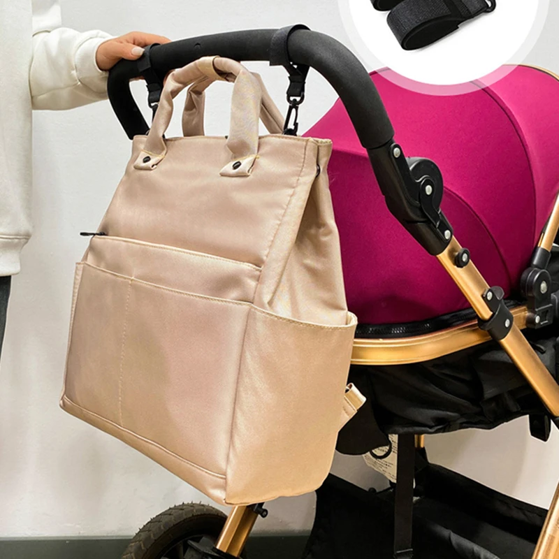 

Baby Stroller Bag Multifunctional Waterproof Large Capacity Organizer for Cart Travel Nappy Backpacks Mommy Handbag Diaper