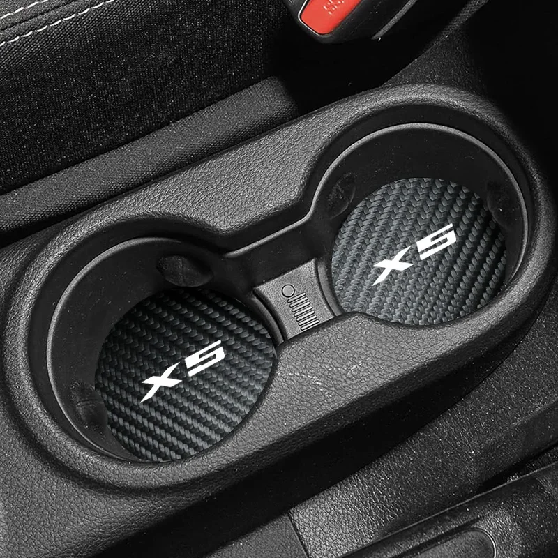 Car Coaster Storage Slot Mat Car Interior Decoration Forniture Adatte Per Bmw X1 X2 X3 X4 X5 X6 X7 Car Water Coaster