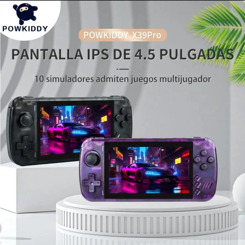 Powkiddy X39 Pro Console Di Gioco Portatile Portatile Da 4.5 Pollici Ps1 Supporto Per Console Per Videogiochi Retrò Hd Tv Out Gaming Box Lettore Multi