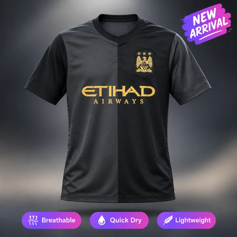 26 Neue Manchester City Stadion-Trikots, 3D-Druck, bequem, schnelltrocknend, atmungsaktiv, Sport- und Freizeit-T-Shirts für Herren und Damen