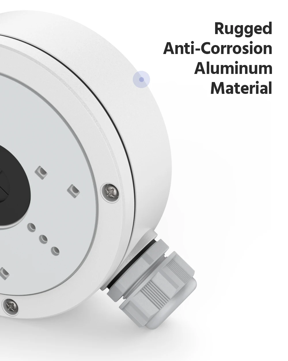 Annke Junction Box For CCTV Camera Aluminum Alloy HolderMount Bracket For Surveillance Camera Accessories 2