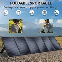 Panneau solaire pliable SOLARPLAY 400W, module solaire haute efficacité, chargeur solaire avec sortie solaire pour camping-car, hors réseau, bateau, maison, camping 3