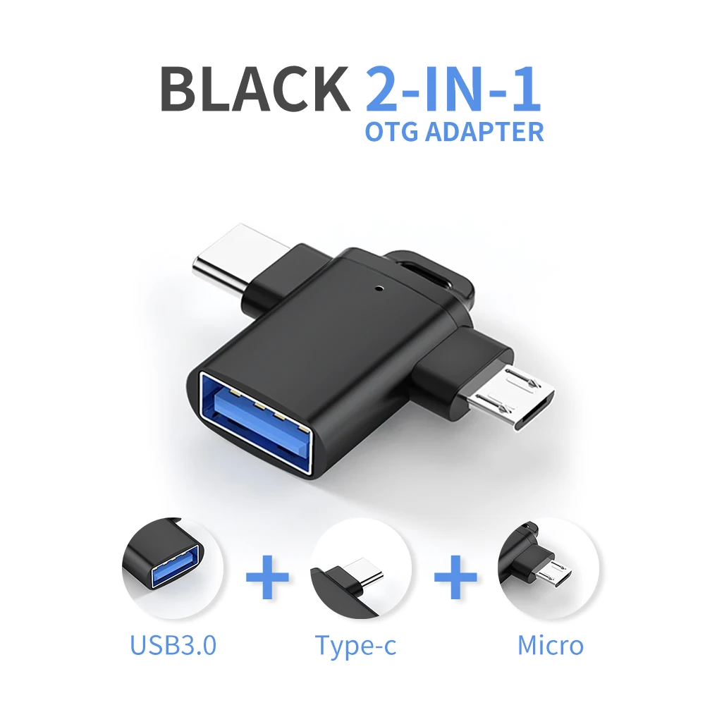 Tanie 2 w 1 Adapter OTG USB3.0 żeńskie na Micro USB sklep