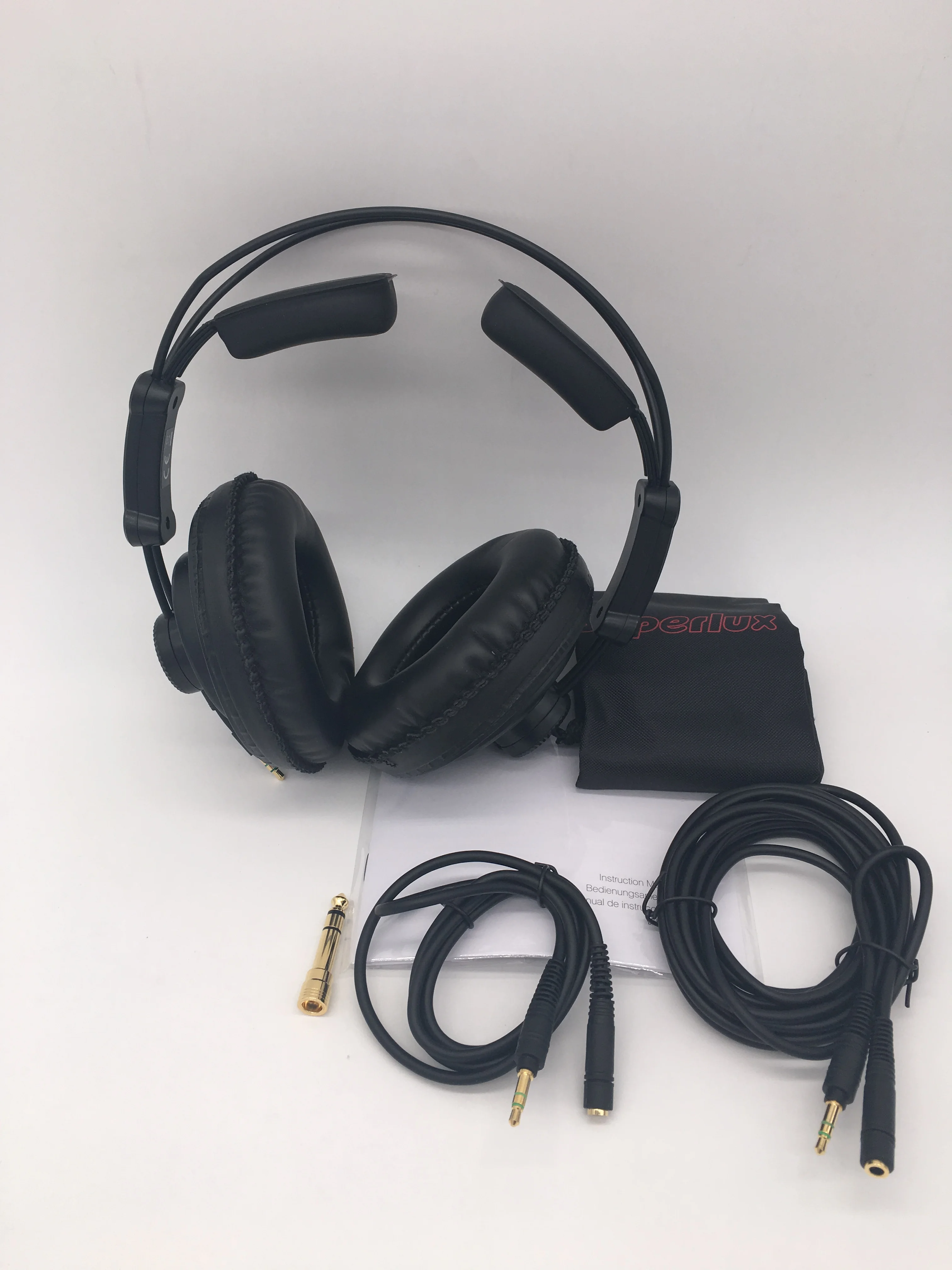 Original Superlux HD668B Professional Monitor Semi-open Studio Standard Dynamic Headset Monitoring For Music wired earphones,wired headphones,in ear monitor