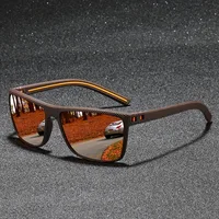 Lunettes de soleil carrées vintage tendance pour hommes et femmes, de marque, pour la conduite et la pêche 1