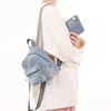 Personalized Customization Mini Vintage Denim Backpack Women's Forest Versatile Schoolbag High Beauty Women's Backpack 3