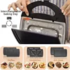 3in1 Interchangeable Baking Tray Electric Sandwich Maker Household  Multifunction Nonstick Waffle Bacon Steak Breakfast Machine 4