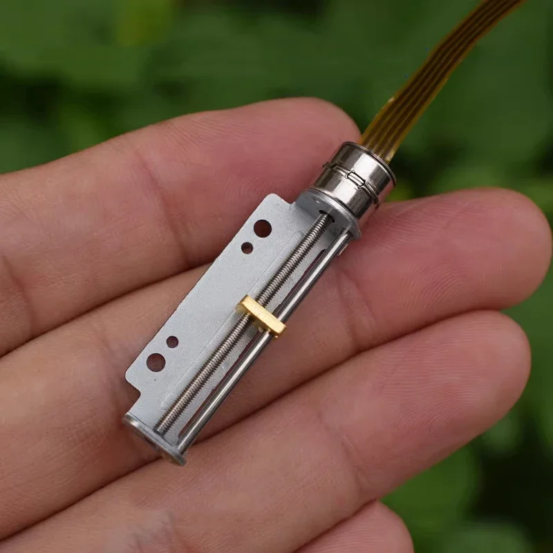 Mini Tiny 8MM 2-Phase 4-Wire Linear Stepper Motor Stepping Motor Precision Lead Screw Shaft Metal Slider Nut Moving Block