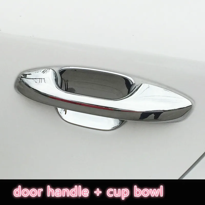 

Chrome Carbon Fiber Door Handle Cover Trim Cup Bowl Sticker Overlays For Kia kx cross kxcross 2017 -2020 Styling Accessories