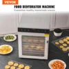 VEVOR 10 Trays Food Dehydrator Stainless Steel Machine 800W/1000W Household Vegetables Fruit Dryer with Digital Timer for Home 2