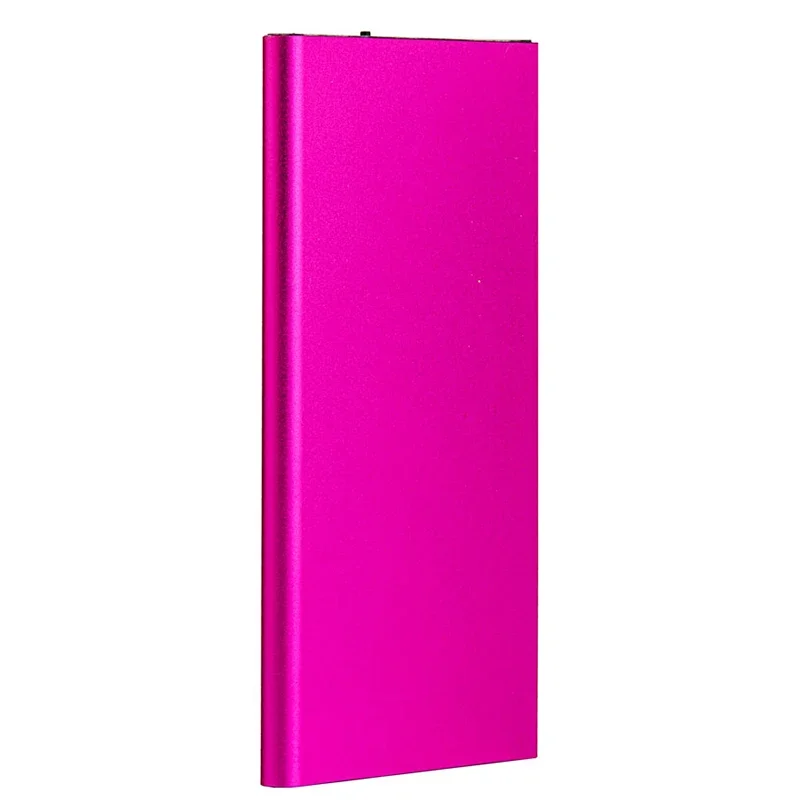 20000mAh Power Bank Portable Ultra Thin Slim Polymer Phone Charger Powerbank Double USB With LED Light for Smart Mobile Phones 6