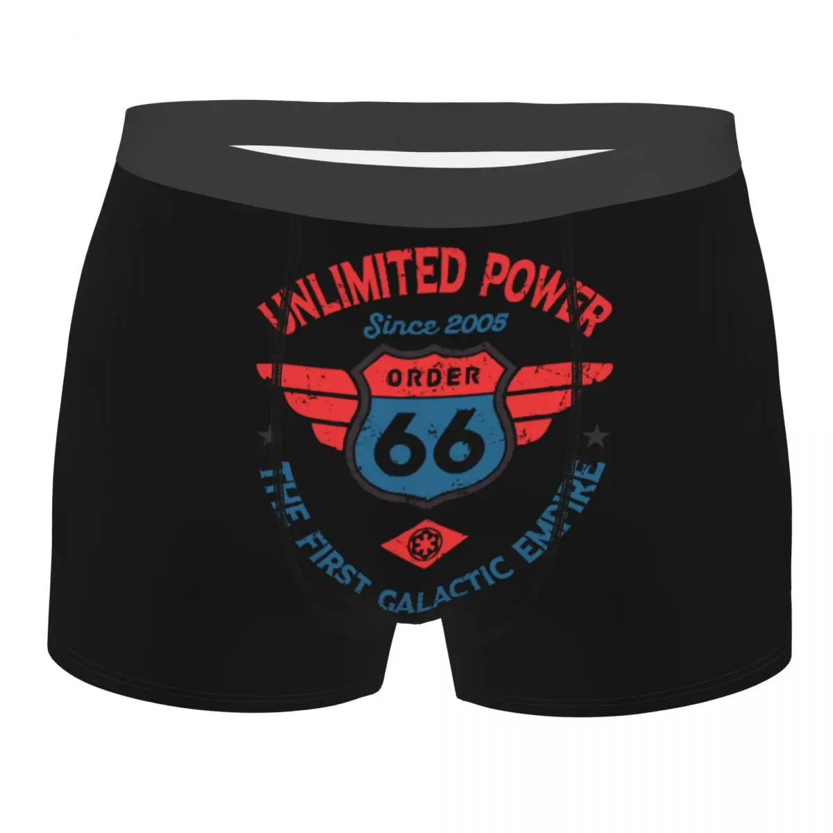 

Men's America Highway Route 66 Underwear Funny Boxer Shorts Panties Homme Breathable Underpants