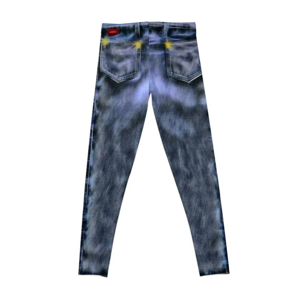 Blue Jeans Variation Leggings women's legging gym pants gym wear women