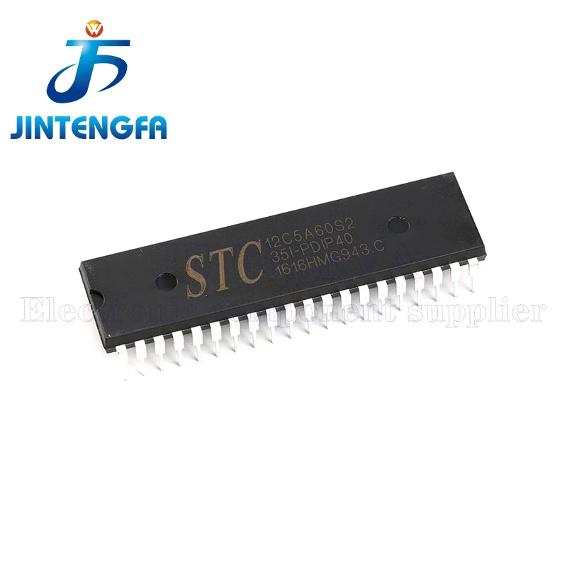 STC12C5A60S2-35I-PDIP40 12C5A60S2 DIP IC Microcomputer Monocircuito 8051 Multi-Seriale con ISP EEPROM In Linea - immagine 2