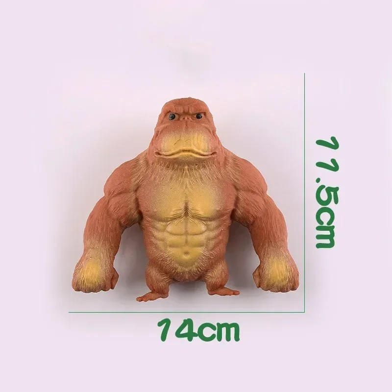 Affen Stress Spielzeug – Dehnbares Squeeze Toy Zur Entspannung, 16x14 Cm, Weiches Material, Für Büro & Zuhause