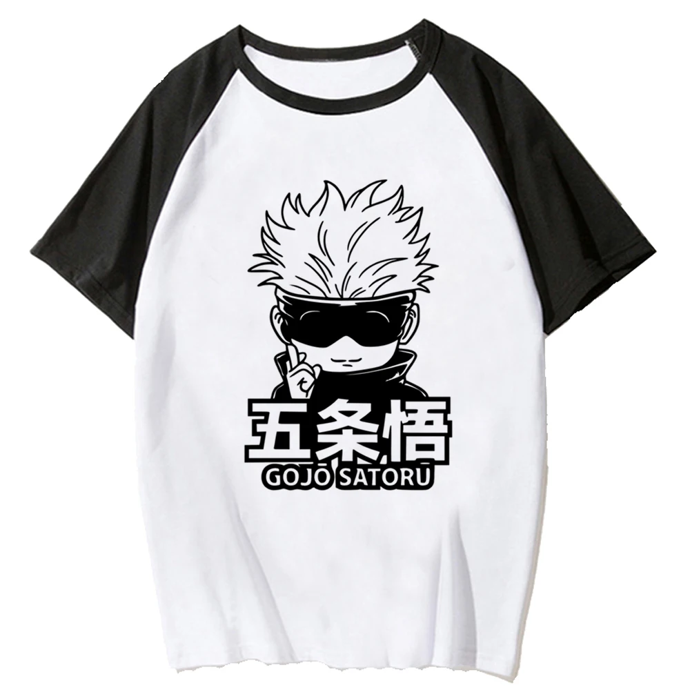 

Gojo Satoru t-shirts women graphic manga t shirt girl comic y2k Japanese clothes