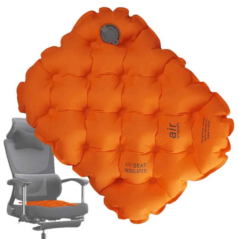 

Надувная подушка-сиденье легкий туристический сидячий коврик, водонепроницаемый сидячий коврик, надувной сиденье для пеших прогулок, стадионов