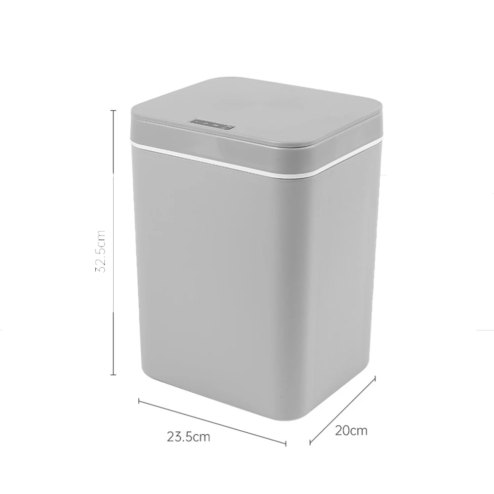 16L Smart Sensor Trash Can Bathroom Kitchen Toilet Automatic Trash Can Waterproof Electric Smart Bin Home Wastebasket