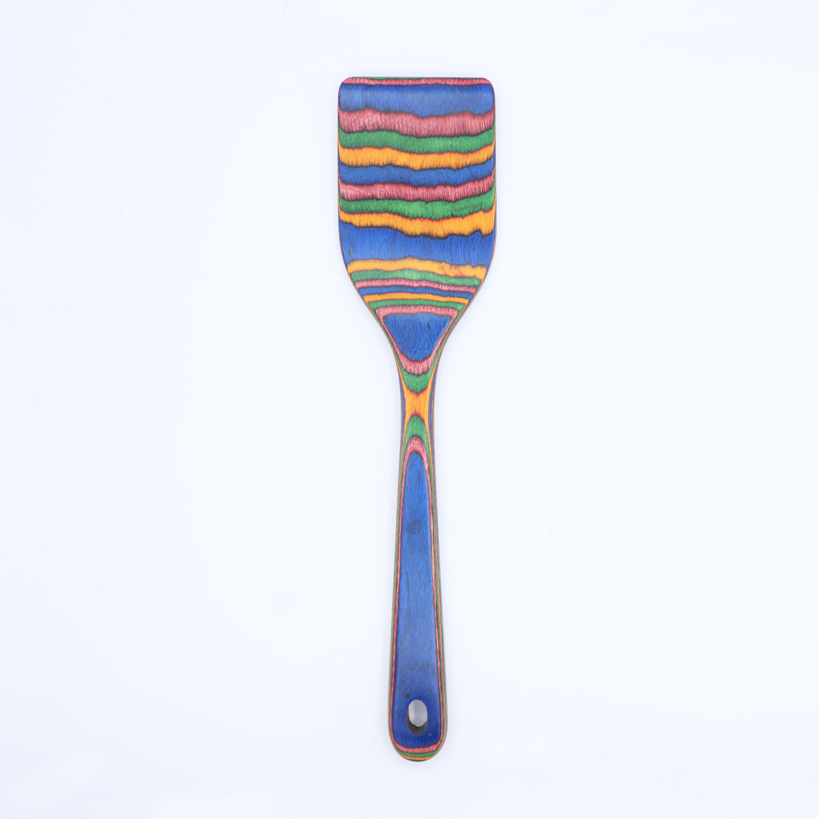 Colorful Wood Kitchenware Set Colorful Wood Drip Spoon Wooden Salad Spoon Mixing Six Piece Wooden Kitchen Tools Set