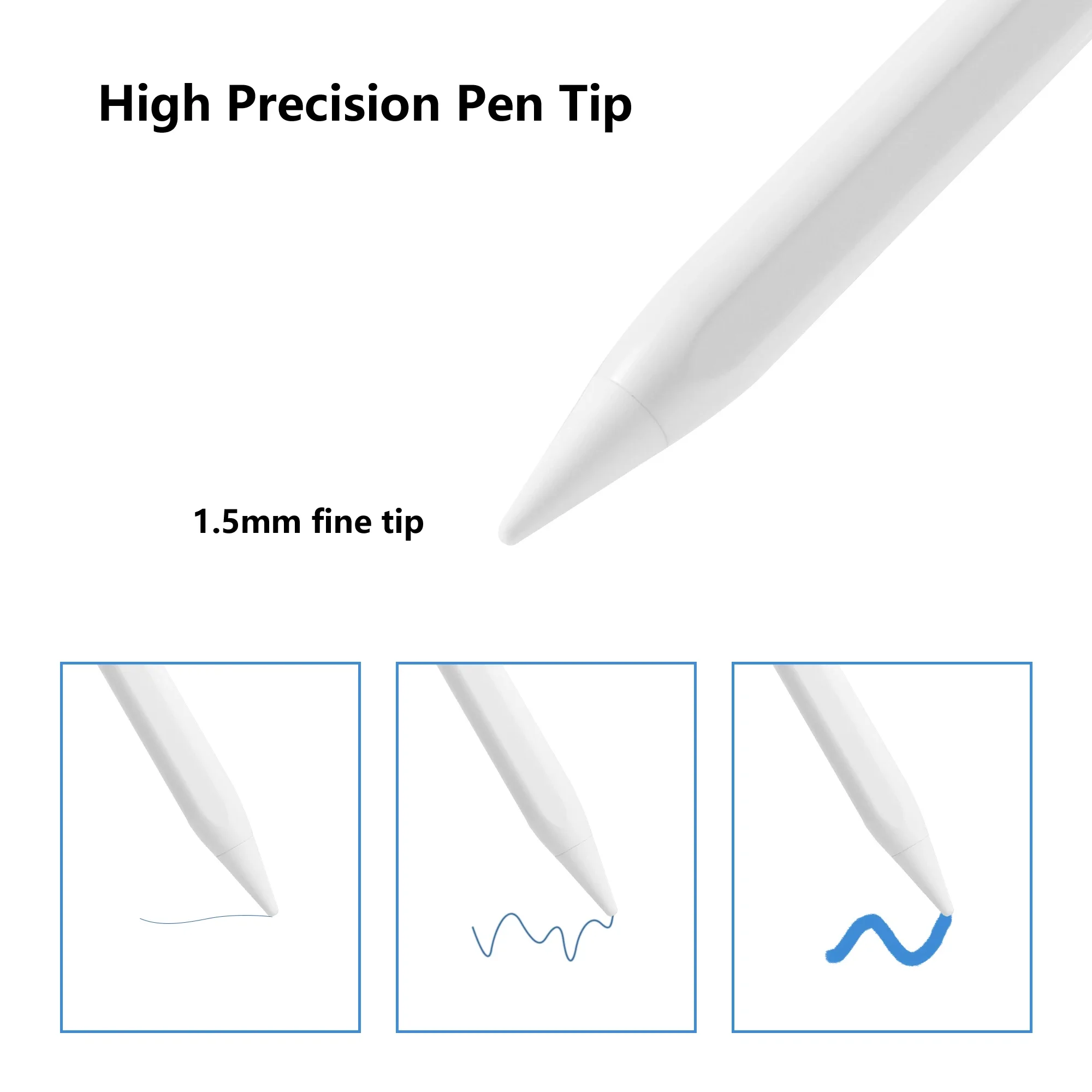 Stylus Pen for Apple Pencil 1 2 iPad 10th 9th 8th 7th 6th Air 5th 4th 3rd Generation Pro 12.9 11 inch Mini 6 5 Palm Rejection 5