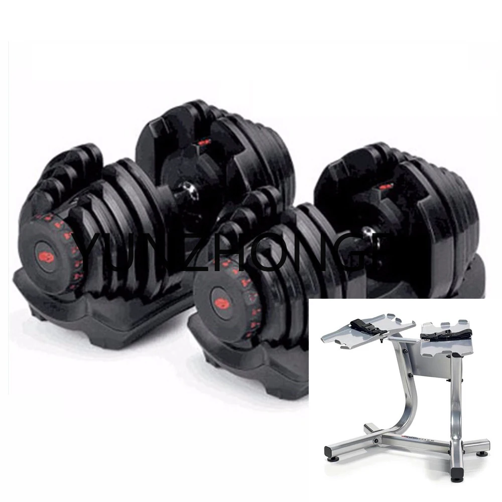

Dumbbell and Stand Dumbbell Set, Weight Adjustable, Solid Weightlifting, Commercial Gym, Household, Multiple Options, 40kg, 90lb