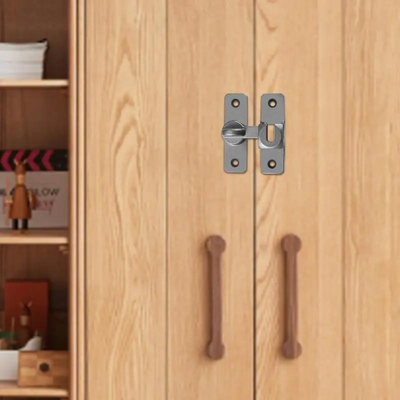 90/180 Degree Door Lock 90/180 Degree Door Lock Latch For Sliding Protect Privacy Household Latch For
