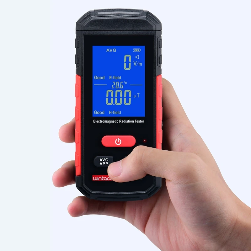 Electromagnetic Field Radiation Detector Tester Emf Meter Rechargeable Handheld Portable Counter Emission Dosimeter Computer