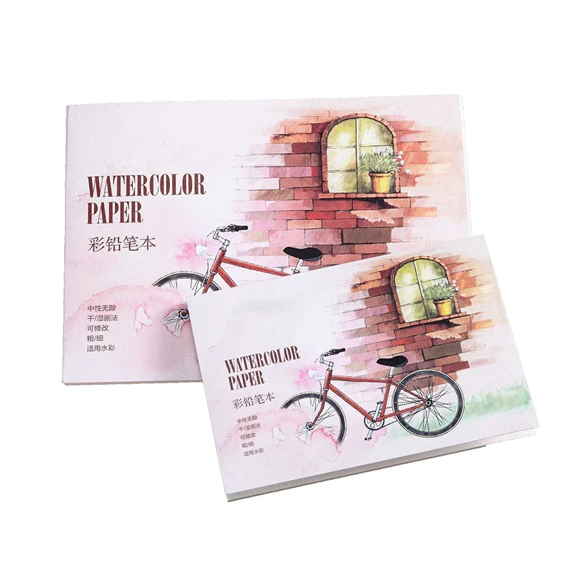 

12 Sheets Watercolor Paper Cotton 300G Paper Kid Child Watercolor Drawing Paper for Painting Art Works Drawing Supplies
