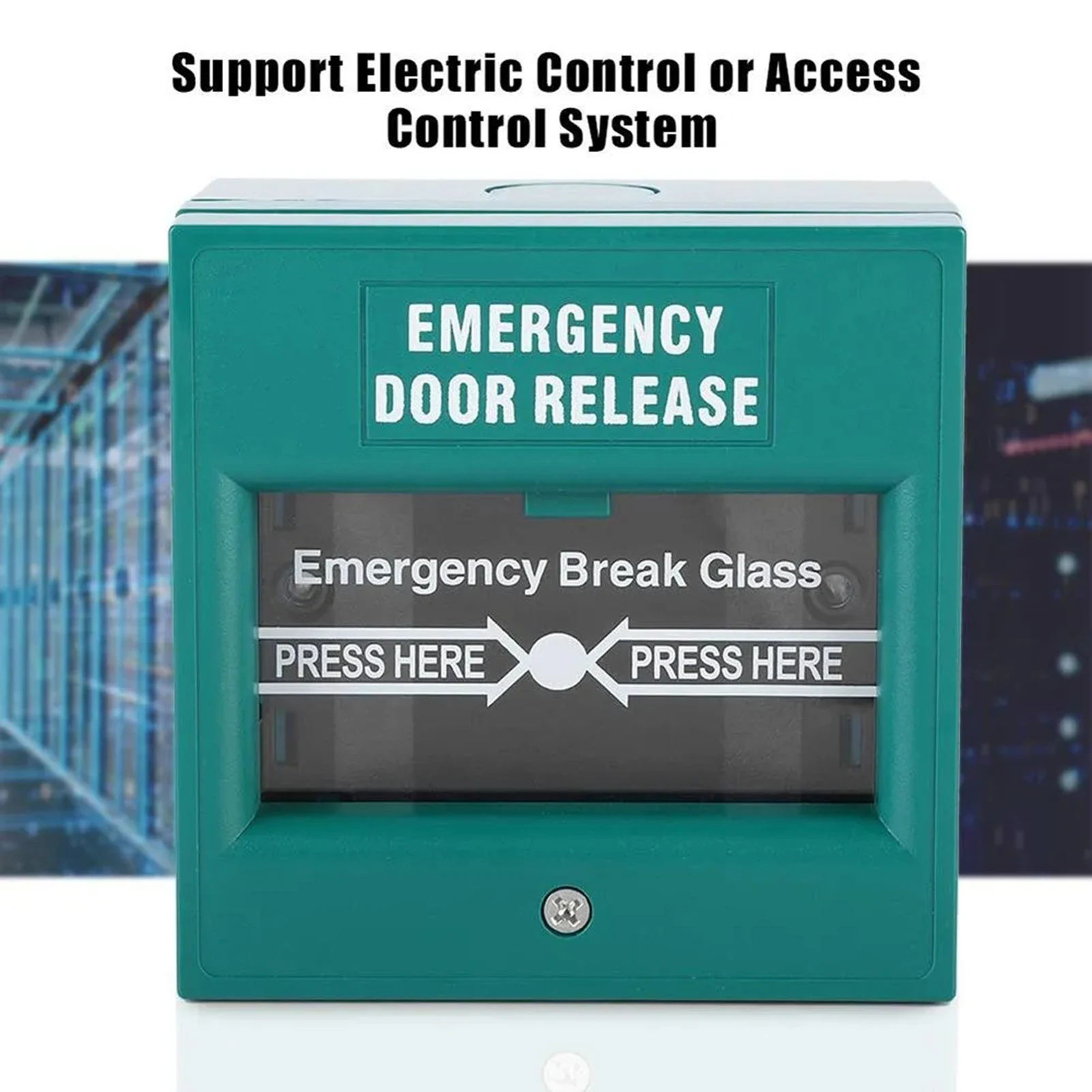 Emergency Door Release Glass Break Alarm Button Fire Alarm Swtich Break Glass Exit Release Switch