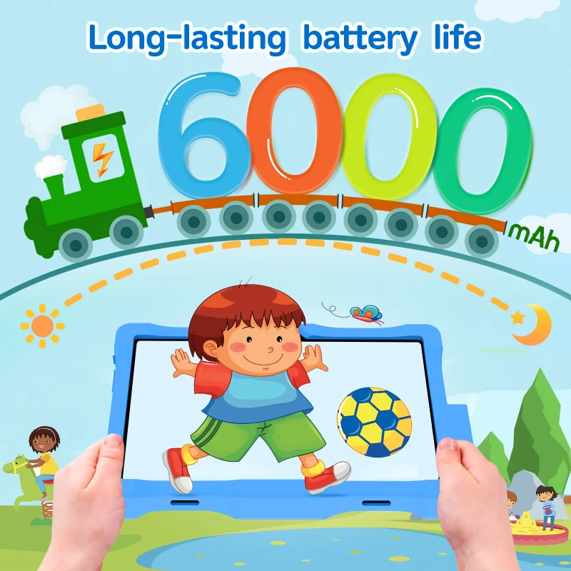 Type-C 10.1 INCH Android12 Kid Tablet T310 Quad-core 2.0GHz 6000mAh 3GB+32GB 1280 x 800 IPS Dual Camera With Kid-Proof Case 2