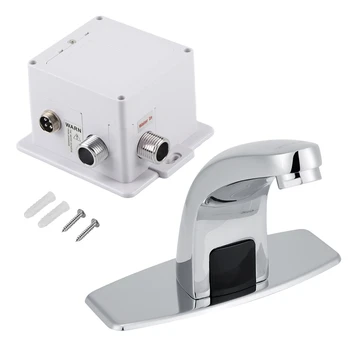 Rubinetto automatico con sensore a infrarossi Cucina Lavandino del bagno Rubinetto per acqua fredda con scatola di controllo Rubinetto per acqua con sensore 1