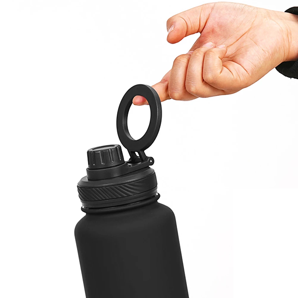 Double Vacuum Insulated Bottle Lid with Cellphone Magnetic Stand for MagSafe Thermal Water Cup Lid Vacuum Drinking Bottle