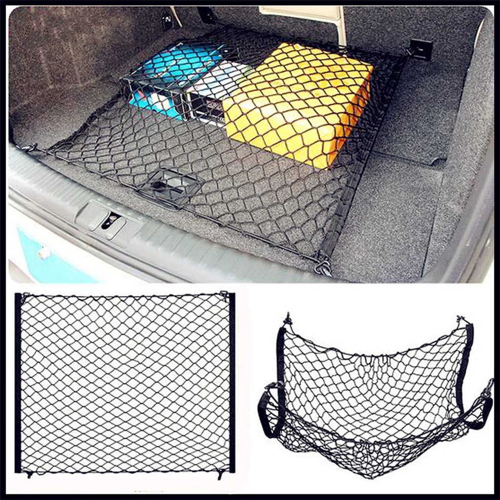  Magiin Filet de Rangement Bagages pour Coffre de Voiture  Arrimage Toit Universel Résistant 90 * 120cm pour Camping Voyage Voiture  SUV Camion Camping-Car sur Le Toit Porte-Bagages(Filet de Rangement)